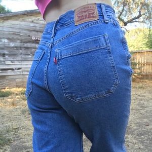 Levi’s wide leg jeans
